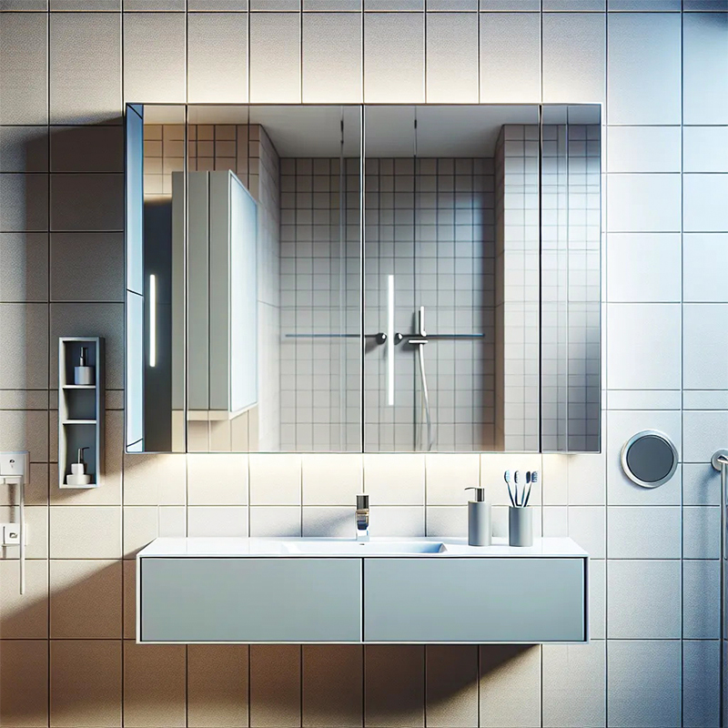 Descubra el mueble de baño Fiesono Ultimate: iluminado, antivaho, totalmente de aluminio